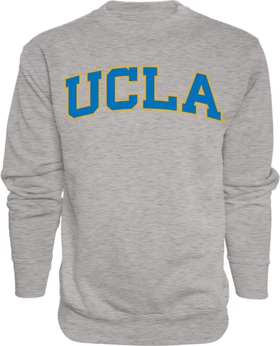 Vista 17 de Blue 84 NCAA para hombre Sudadera de cuello redondo con nombre de equipo jaspeado en color oscuro