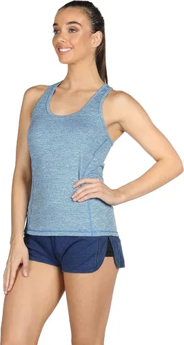 Vista 6 de Icyzone Camiseta deportiva con espalda cruzada, sin mangas, para mujer, paquete de 3