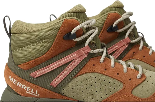 Vista 6 de Merrell Botas de senderismo impermeables Wildwood Mid Leather para hombre