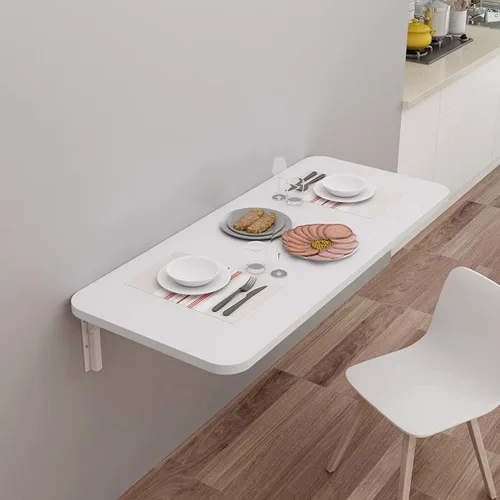 Vista 4 de Mesa de pared multifuncional/plegable/que ahorra espacio, escritorio de computadora para oficina en casa, mesa de comedor de cocina, mesa