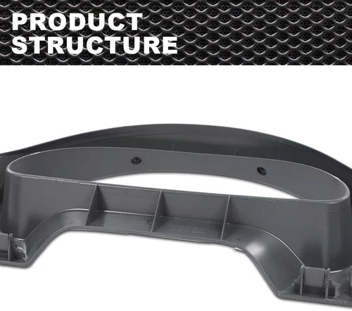 Vista 7 de CNNELL Bisel de panel de tablero compatible con Dodge Sprinter 2002-2006 lado izquierdo del conductor con boquilla A/C 5104262AA