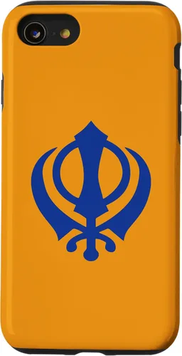 Vista 18 de Khanda Sikh Symbol Chakkar Kirpans Chakra Sikhism - Carcasa para iPhone 17