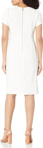 Vista 2 de Calvin Klein Vestido tubo con mangas de tulipán para mujer
