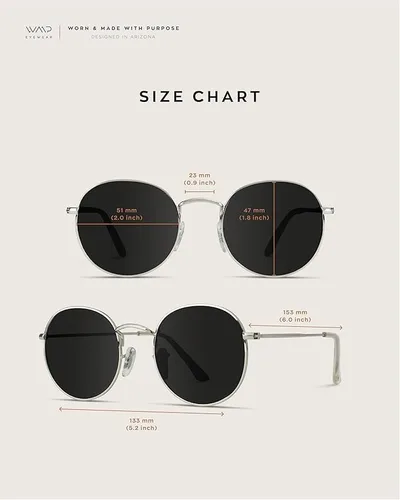 Vista 5 de Wearme Pro, modernos lentes de sol con lente redondo reflectante