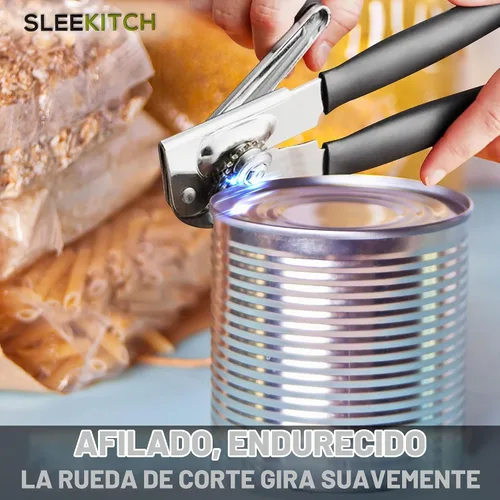 Vista 5 de Abrelatas manual de servicio pesado comercial con manivela