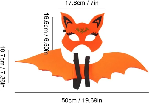 Vista 6 de Disfraz de alas de murciélago, alas de murciélago de vampiro, disfraz de murciélago vampiro, alas de disfraz de murciélago, juego de disfraz