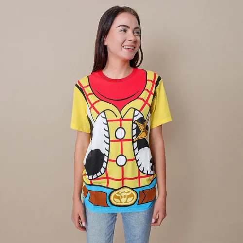 Vista 6 de Toy Story Buzz Lightyear - Disfraz de astronauta para adulto Woody
