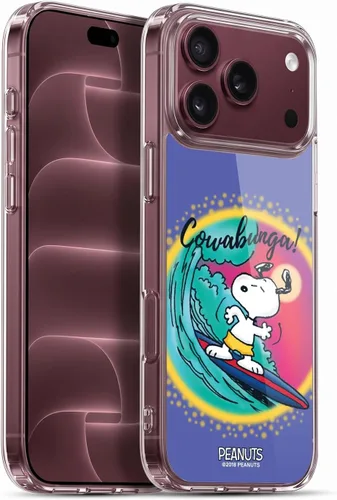 Vista 19 de Head Case Designs Funda de gel con licencia oficial de Peanuts Beach Surf Snoopy Boardwalk Airbrush [protección de grado militar] compatible