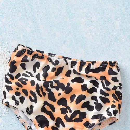 Vista 4 de Traje de baño de dos piezas con borlas, traje de baño de verano para niñas pequeñas
