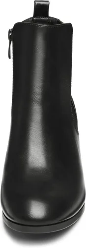 Vista 4 de DREAM PAIRS Botas elásticas Gore Chelsea para mujer, botines de tacón grueso