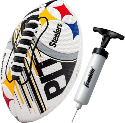 Vista 26 de Franklin Sports NFL Team Mini Balones de Fútbol Americano - Juvenil 8.5" Balón de Fútbol Americano con Licencia Oficial de la NFL + Conjunto