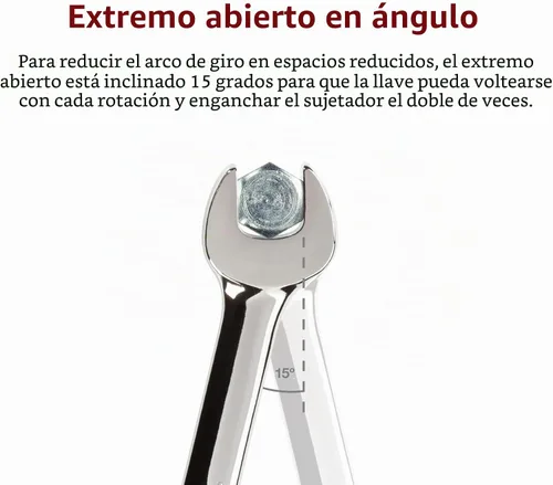 Vista 3 de TEKTON - Llave combinada (0.472 pulgadas).