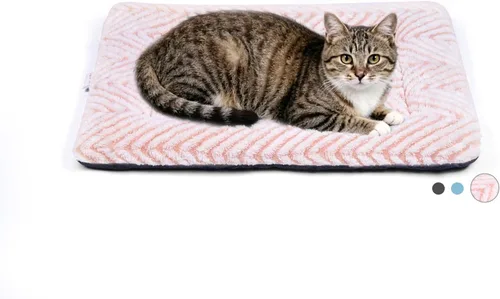 Vista 23 de Mora Pets - Cama para gatos de interior lavable, almohadilla antideslizante para jaula de perros, linda cama para perros con estrellas para perros