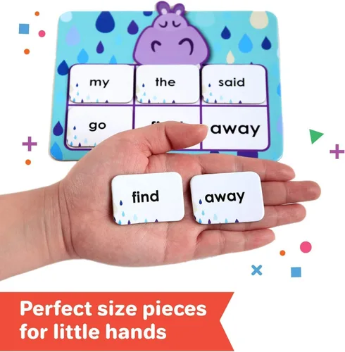 Vista 6 de Barnacle Toys Wild Word Safari - CVC Sight Word Reading Games, alternativas de tarjetas flash de fonética primaria para niños, actividades