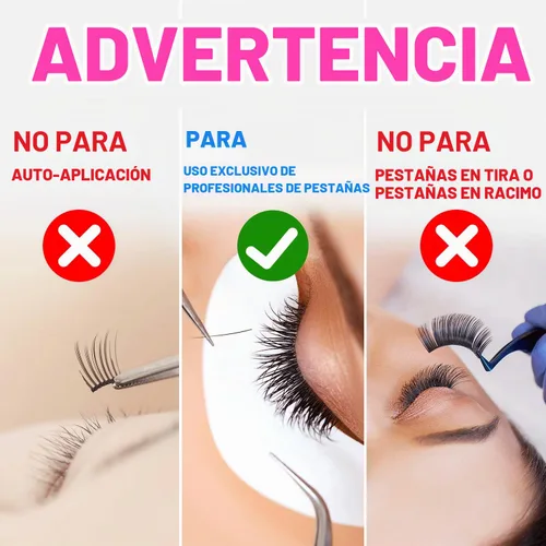 Vista 2 de TDANCE Pegamento para extensiones de pestañas, pegamento para extensiones de pestañas, 0.3 segundos, secado/retención – 7 semanas/pegamento