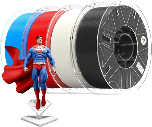 Vista 22 de Filamento PLA oficial de Creality Hyper de 1.75 mm, filamento PLA de alta velocidad de 30-600 mm/s para impresora 3D rápida, precisión dimensional