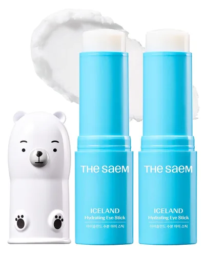Vista 10 de THESAEM Iceland Hydrating Collagen Eye Stick 0.38 oz – Bálsamo de ojos hidratante antiarrugas para piel flácida – Tratamiento debajo de los ojos