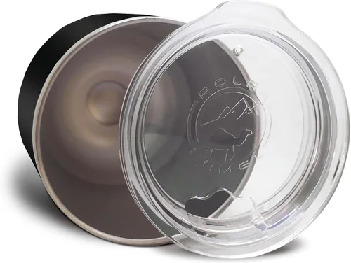Vista 3 de LaserGram Vaso de vino de acero inoxidable de doble pared, ancla de barco, grabado personalizado incluido (negro)