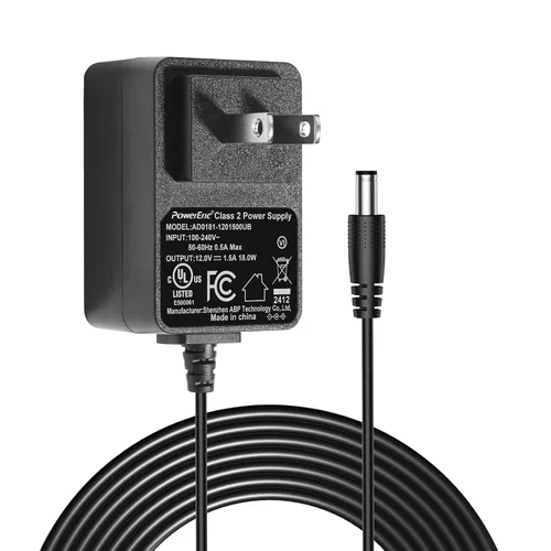 Vista 8 de Makartt Adaptador de Cargador de Energía Original para Lima de Uñas Nouvella, Suministro de Batería 12V 1.5A AC-DC para Lima Eléctrica Recargable