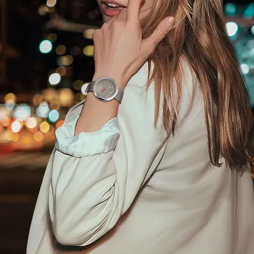 Vista 5 de Reloj unisex fácil de leer, reloj de cara grande
