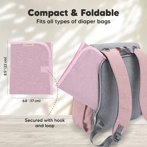 Vista 6 de Paquete de paños orgánicos para eructos para bebés, niños y niñas y cambiador de pañales portátil, paño para eructos, ropa para eructos