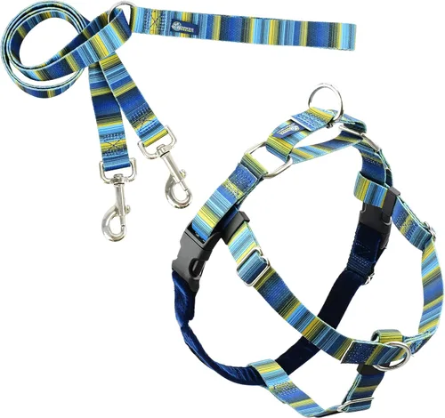 Vista 44 de 2 Hounds Design Freedom - Arnés para perro sin tirones, arnés ajustable y correa, fácil de caminar y control cómodo, se adapta a perros pequeños