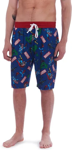 Vista 2 de Marvel Avengers Captain America Spider-Man Hulk Thor Black Widow, paquete de 2 pantalones cortos de pijama