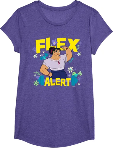 Vista 17 de Disney Encanto Luisa Madrigal Flex Alert Camiseta, Negro