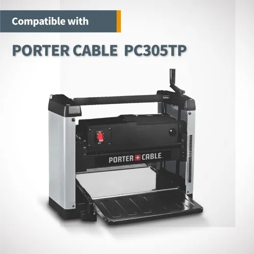 Vista 5 de POWERTEC Cuchillas cepilladoras de 12-1/2 pulgadas para cepillo Porter Cable PC305TP, repuesto para cuchillos cepilladores PC22562, juego de 2