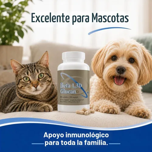 Vista 4 de Transfer Point Beta 1,3D Glucano 100 mg Apoyo Inmunológico, 60 Cápsulas