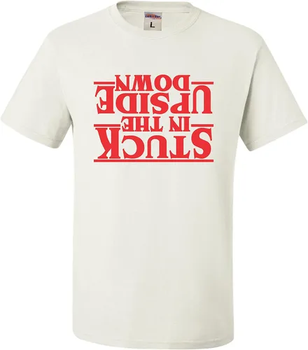 Vista 46 de Go All Out Camiseta para adultos Stuck in The Upside Down