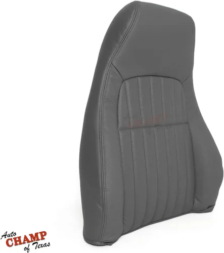 Vista 2 de 1997-1999 Chevy Camaro SS RS Z28 - Funda de asiento de cuero para el lado del conductor, color gris