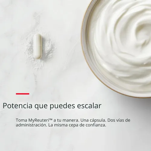 Vista 7 de Probiótico MyReuteri 10 mil millones de UFC – Fuerza Fundacional L. reuteri LRDR + FOS Prebiótico – por el Dr. William Davis – Hace un superalimento