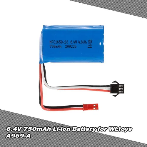 Vista 8 de GoolRC 6.4V 750mAh Li-ion Batería Recargable para WLtoys A959-A A979-A RC Car