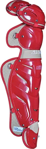 Vista 7 de All-Star Adult System 7 - Protector de piernas, recortado gris, corto de 15.5 pulgadas de longitud