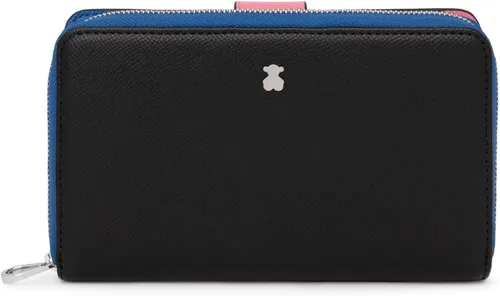 Vista 6 de TOUS Dorp - Monedero para topos, gris topo, 3.1 x 4.1 x 1.0 in, Beige