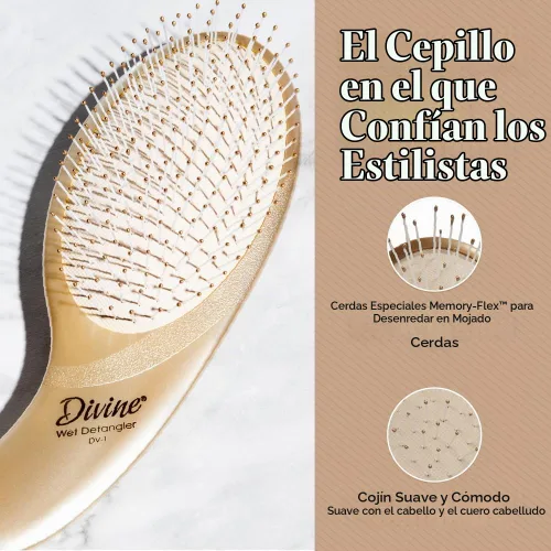 Vista 3 de Olivia Garden Divine Revolutionary - Cepillo para el cabello con diseño ergonómico