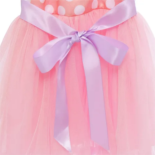 Vista 5 de IWEMEK - Maillot de ballet con diadema para niña con lunares, disfraz con diadema, leotardo