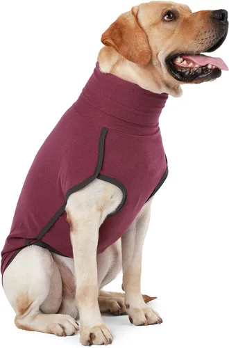 Vista 8 de Suéter Pullover para Perro Chaleco para Clima Frío para Perros Sudadera y Chaqueta para Perro para Uso Interior y Exterior (XX-Small, Marrón)