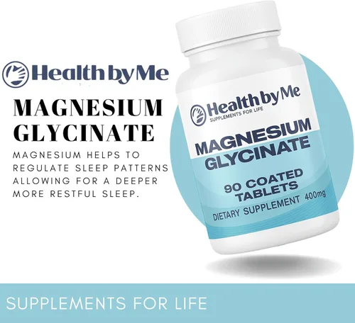 Vista 2 de Glicinato de magnesio 400 mg – 180 cápsulas Apoyo para dormir, músculos y corazón Vegano, suplementos de magnesio para hombres y mujeres, sin