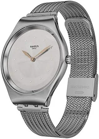 Vista 3 de Swatch SYXS117M - Reloj de pulsera para hombre esfera plateada