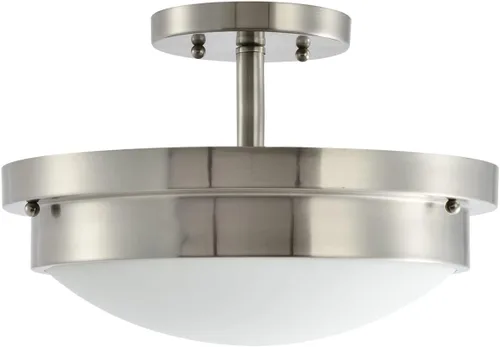 Vista 4 de Design House 573139 Eastport - Colgante clásico contemporáneo de 3 luces para interior regulable con vidrio esmerilado para entrada, vestíbulo