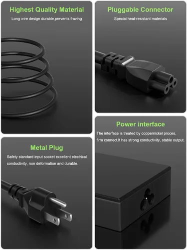 Vista 6 de Cargador de 180 W compatible con ASUS ROG Zephyrus G15 G14 GA502 GA401 TUF F15 F17 A17 A15 FX506 FX505 FX706 FA706 FA506 ROG Strix G GL504GM G713IH