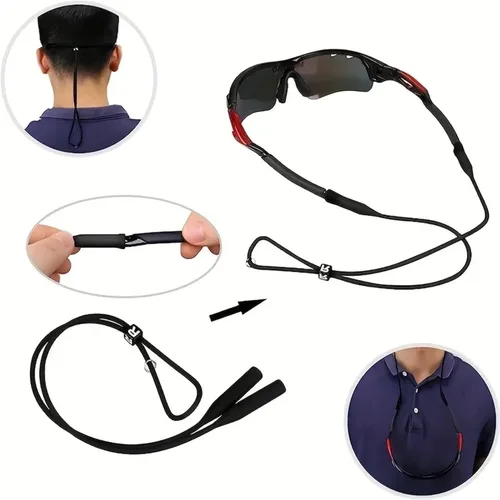 Vista 3 de Correa de gafas 30pcs Retenedor de gafas deportivas para hombres y mujeres