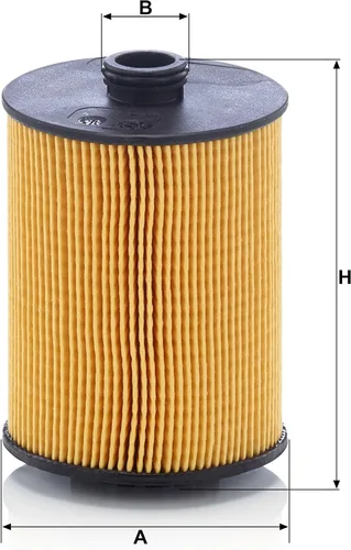 Vista 4 de Mann Filter HU 8009 z - Filtro de aceite de cartucho de repuesto compatible con VW (Volkswagen) Atlas, Atlas Cross
