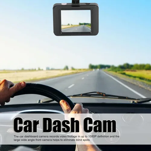 Vista 8 de Dash Cam, cámara de tablero inteligente de 1080P, cámara frontal y trasera con detección de movimiento, grabación en bucle, sensor G, modo