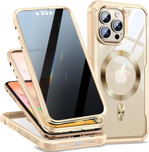 Vista 13 de [Bucle de CD + protector de pantalla de privacidad] Funda magnética para iPhone 7/8/SE 2020/SE3, [protección contra caídas de grado militar]