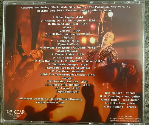 Vista 2 de Live At The Palladium, New York 1981