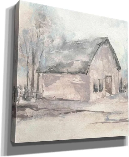 Vista 2 de Epic Graffiti "Barn I" de Chris Paschke, lienzo de arte de pared Giclée, 12 x 12 pulgadas