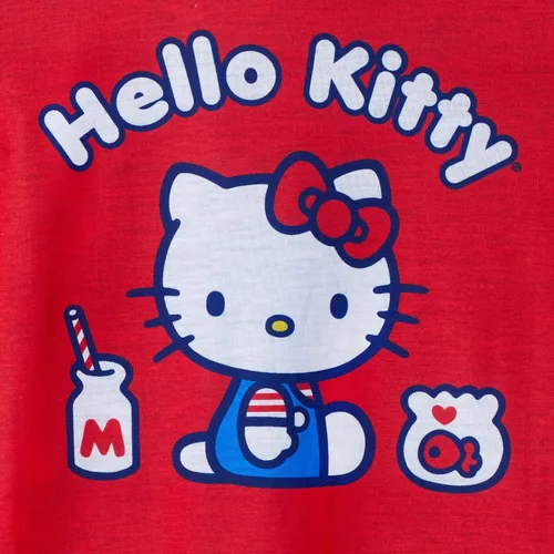 Vista 7 de Hello Kitty Girls Pajama Pants and Sleep Shirt Sets 4 Piece PJ Top and Bottom Sleepwear Set for Girls Pajamas for Kids